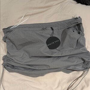 White Fox Boutique Gray Skirt